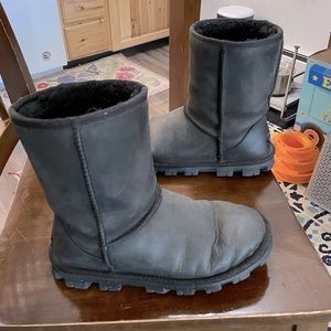 UGG Leather, Wool Boots. Size 7.
